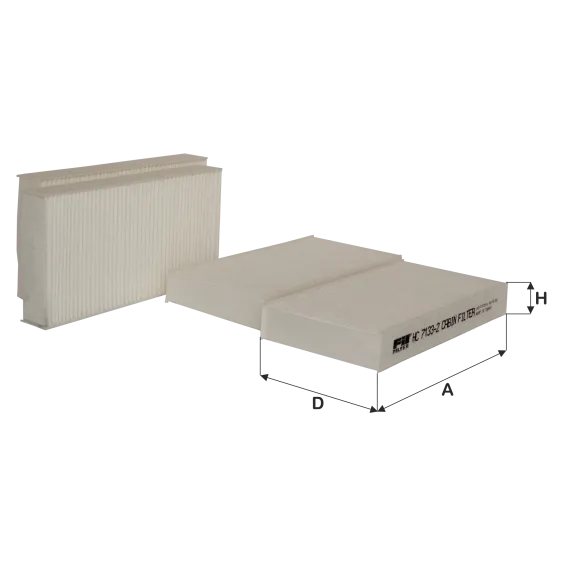 HC7133-2 Polen Filtresi