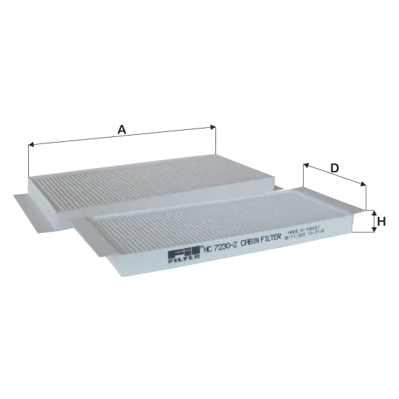 HC7230-2 Polen Filtresi