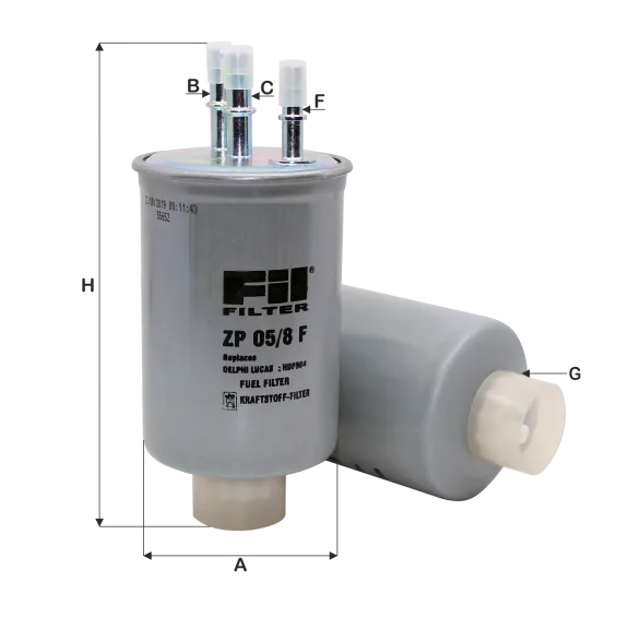 ZP05/8F Yakıt Filtresi