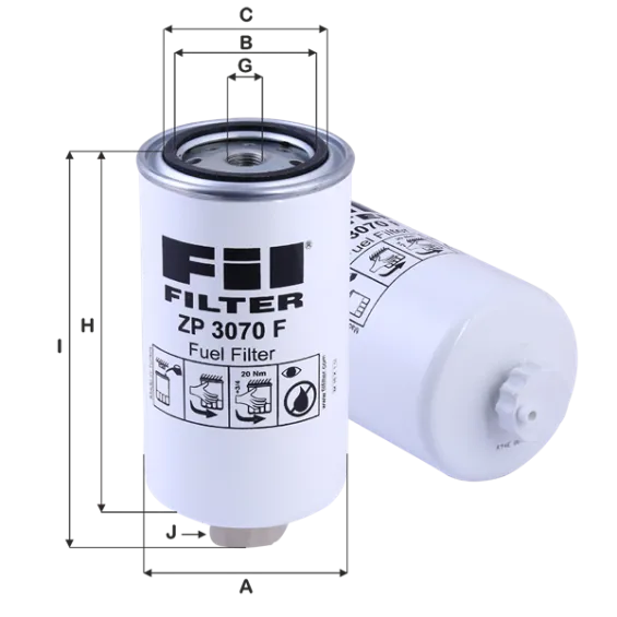 ZP3070F Yakıt Filtresi