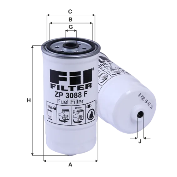 ZP3088F Yakıt Filtresi
