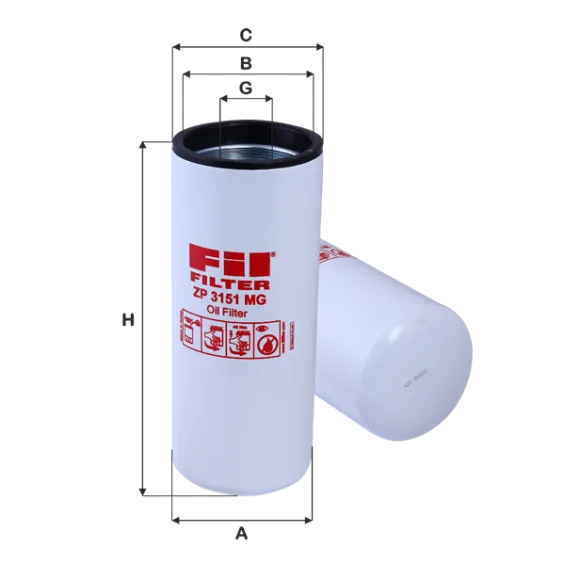 ZP3151MG Yağ Filtresi