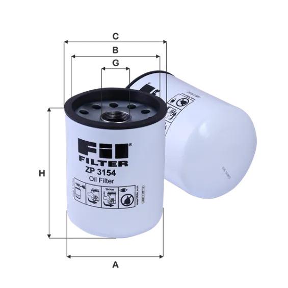 ZP3154 Yağ Filtresi