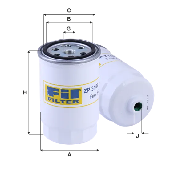 ZP3159FMB Yakıt Filtresi