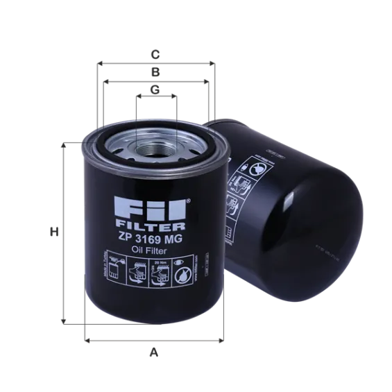 ZP3169MG Hidrolik Filtresi