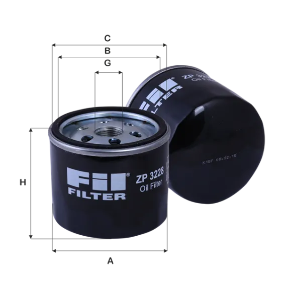 ZP3228 Yağ Filtresi