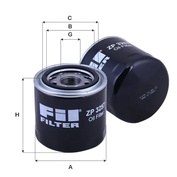 ZP3257 Yağ Filtresi