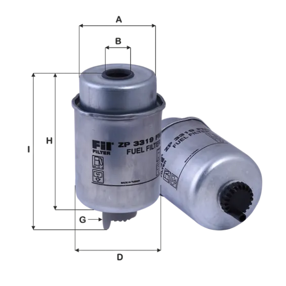 ZP3319FMB Yakıt Filtresi