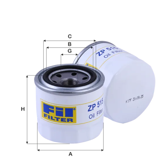 ZP515 Yağ Filtresi