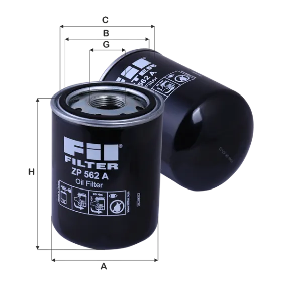ZP562A Hidrolik Filtresi