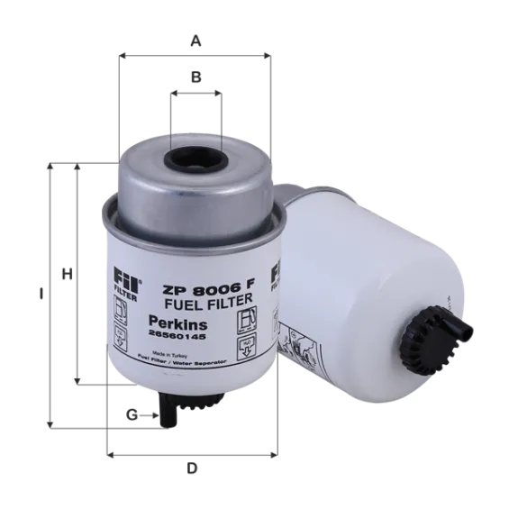 ZP8006F Yakıt Filtresi