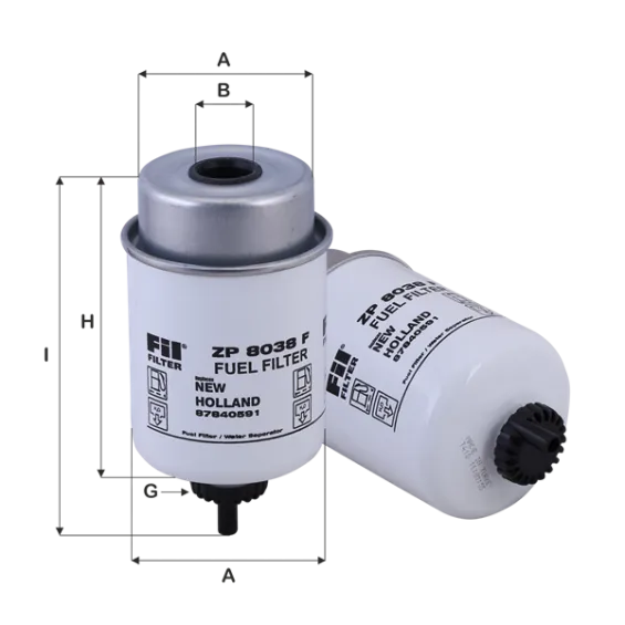 ZP8038F Yakıt Filtresi