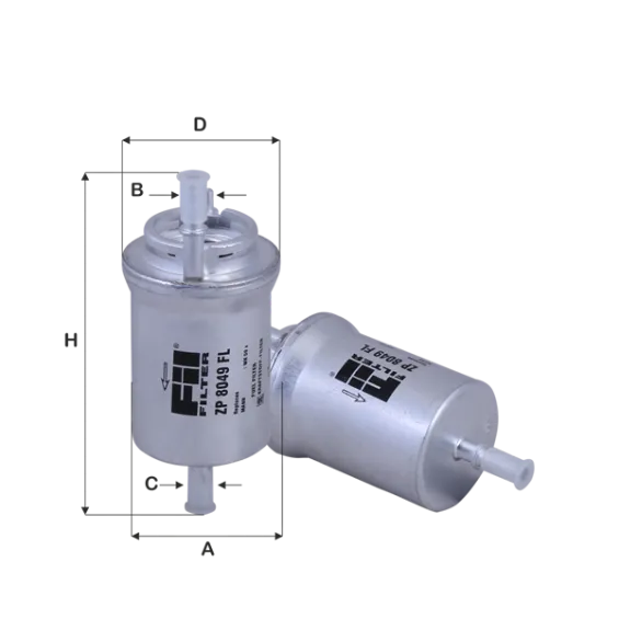 ZP8049FL Yakıt Filtresi