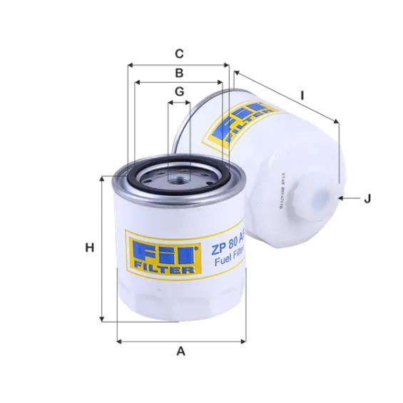 ZP80AF Yakıt Filtresi