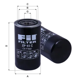 ZP93C Yağ Filtresi