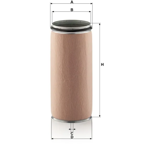 CF 2100/1 İkincil öğe Filtresi