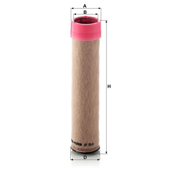CF 75/2 İkincil öğe Filtresi