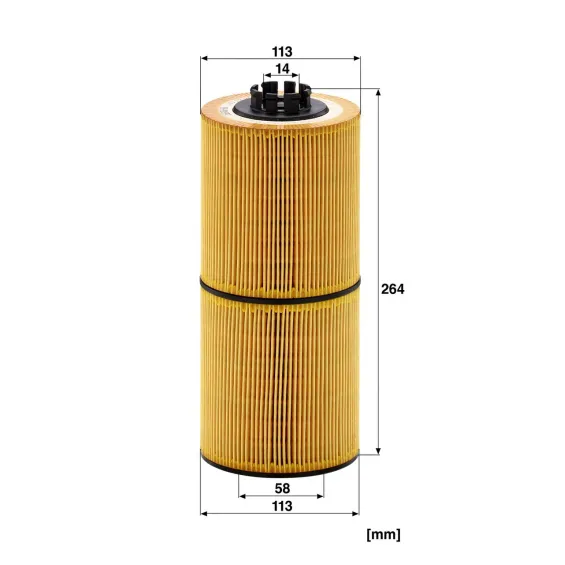 HU 12 001 z Yağ Filtresi