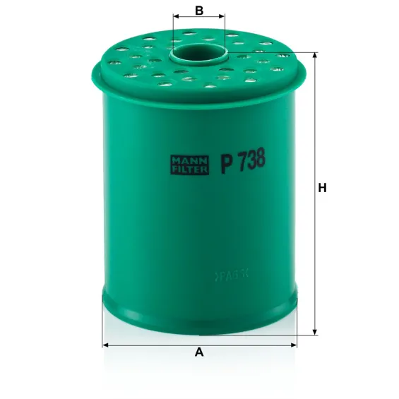 P 738 x Yakıt Filtresi