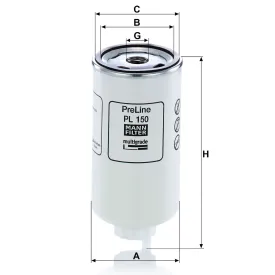 PL 150 Yakıt Filtresi