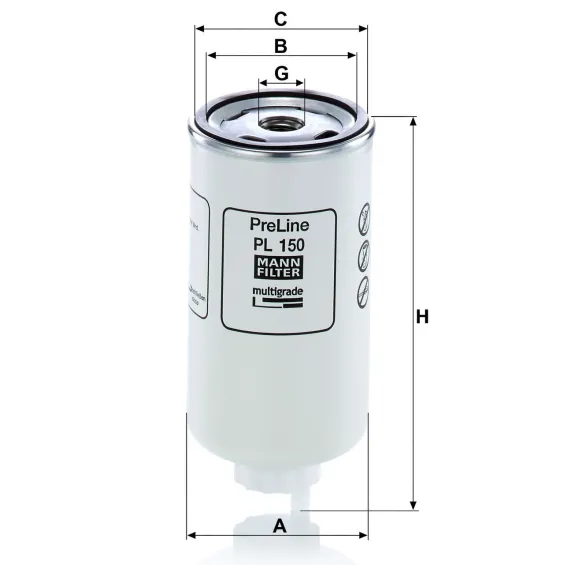 PL 150 Yakıt Filtresi