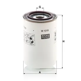 W 1019 Hidrolik Filtresi