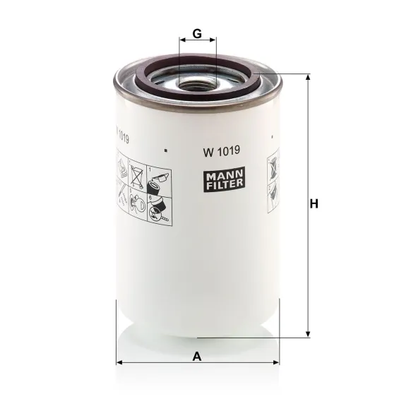 W 1019 Hidrolik Filtresi