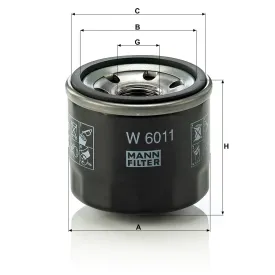 W 6011 Yağ Filtresi
