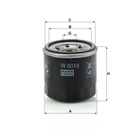 W 6018 Yağ Filtresi