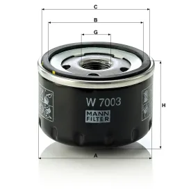 W 7003 Yağ Filtresi