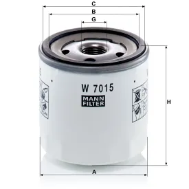 W 7015 Yağ Filtresi