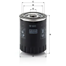W 820 Yağ Filtresi