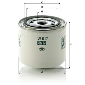 W 917 Yağ Filtresi