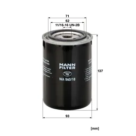 WA 940/18 Soğutma Sıvısı Filtresi