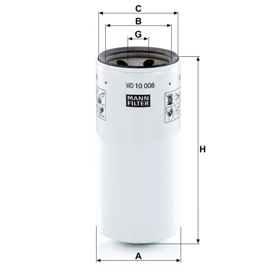 WD 10 008 Hidrolik Filtresi
