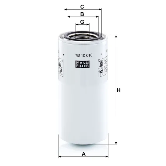 WD 10 010 Hidrolik Filtresi