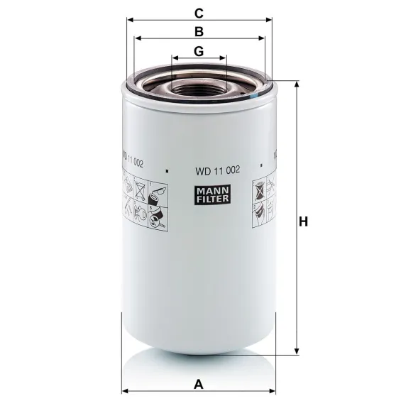 WD 11 002 Hidrolik Filtresi