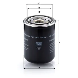 WD 1374 Yağ Filtresi