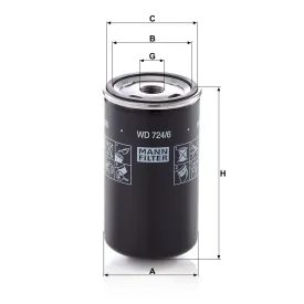WD 724/6 Hidrolik Filtresi