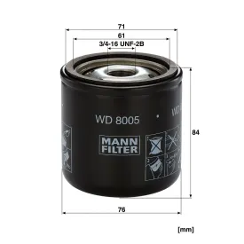 WD 8005 Hidrolik Filtresi