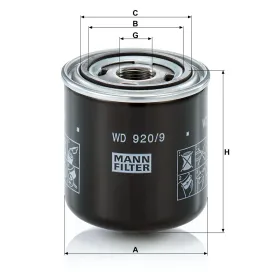 WD 920/9 Yağ Filtresi