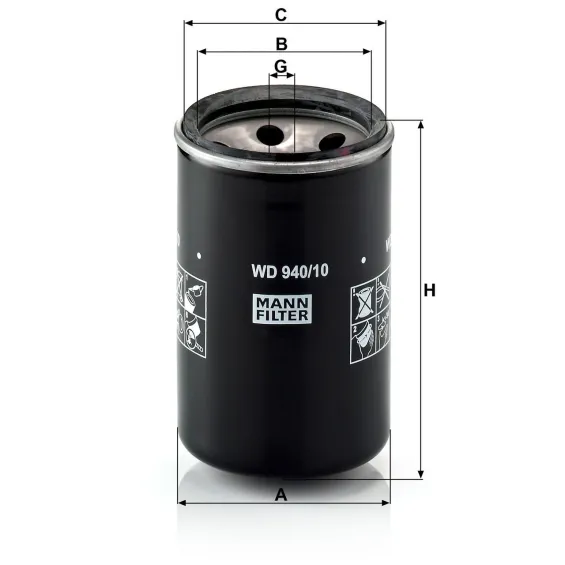 WD 940/10 Yağ Filtresi