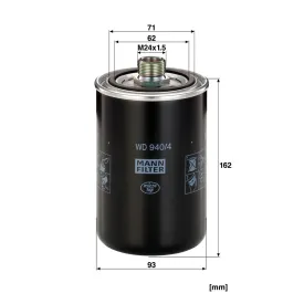 WD 940/4 Hidrolik Şanzıman Filtresi