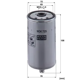 WDK 725 Yakıt Filtresi