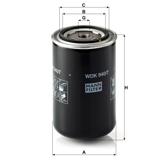 WDK 940/7 Yakıt Filtresi