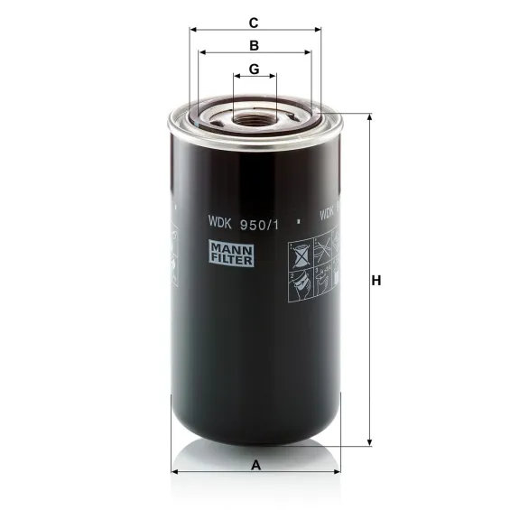 WDK 950/1 Yakıt Filtresi