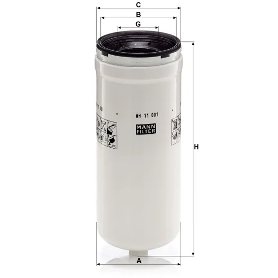 WH 11 001 x Hidrolik Filtresi