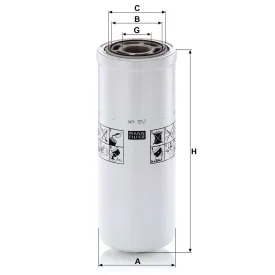 WH 1257 Hidrolik Filtresi