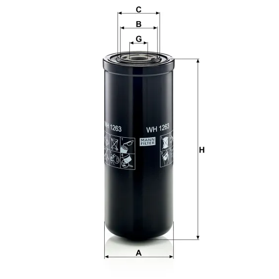 WH 1263 Hidrolik Filtresi