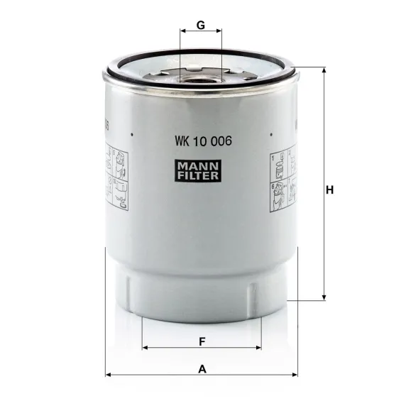 WK 10 006 z Yakıt Filtresi